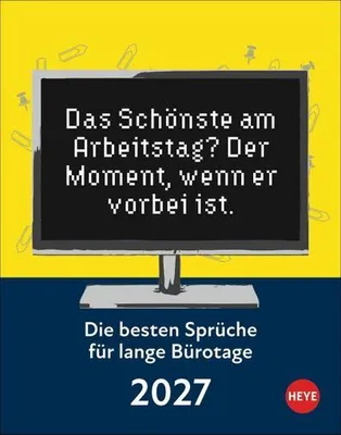 Produktbild von Die besten Sprüche für lange Bürotage Tagesabreißkalender 2027