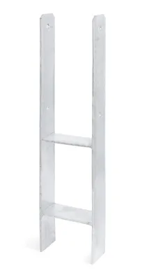Produktbild von Alberts H-Pfostenträger | feuerverzinkt | lichte Breite 121 mm | Gesamthöhe 600 mm | Materialstärke 5 mm