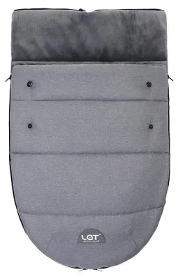 Produktbild von Universeller Fußsack für Autositze und Kinderwagen, Grau
