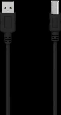 Immagine prodotto di Hama 00300065 Cavo USB 1,5 m USB 2.0 USB A USB B Grigio (00300065)