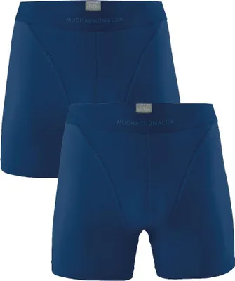 Produktbild von Muchachomalo Herren Boxershorts – 2er Pack – Baumwolle Stretch – Bequeme Unterwäsche – Größe M - U-PIMA1124-25