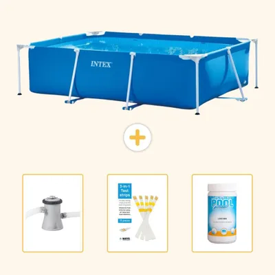 Produktbild von Rechteckiger Frame Pool - 220x150x60 cm - 4-teilig SCB73
