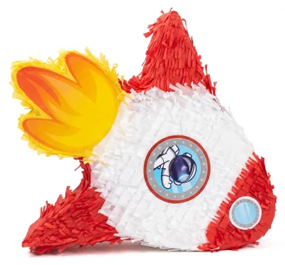 Image de Piñata fusée - taille unique