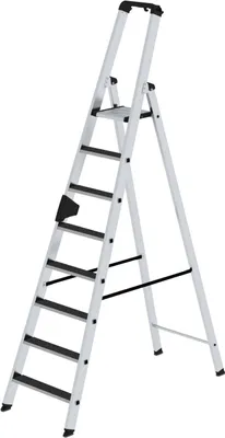 Produktbild von Stufen-Stehleiter einseitig begehbar mit clip-step R13 8 Stufen
