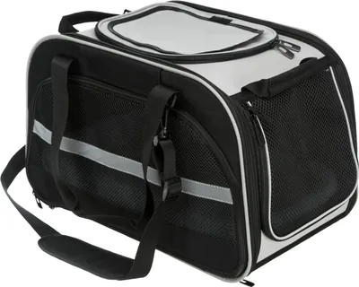 Produktbild von TRIXIE Wohn- & Transporttasche Valery - schwarz/grau - 29 × 31 × 49 cm