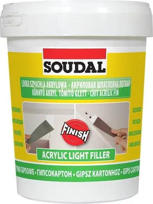 Produktbild von Leichte Weisse Acrylspachtelmasse 0,9 L – Spachtel A0.9