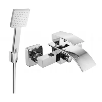 Obrázek produktu pro Mexen Aries R45 vanová baterie se sprchovou sadou, Chromovaná - 74483R45-00