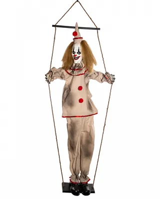 Produktbild von Sich schüttelnder Halloween Clown auf Schaukel 140 cm