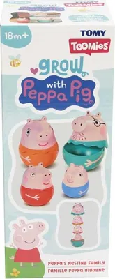 Produktbild von TOMY Peppa Pig Familienpuzzle E73526