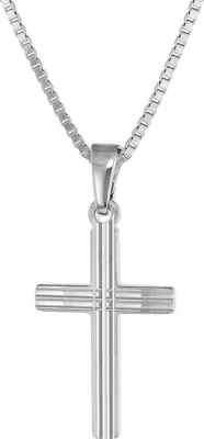 trendor 79084 Halskette mit Kreuz 925 Silber 1