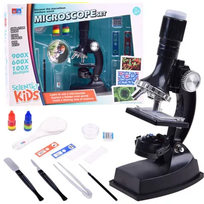 Produktbild von Mikroskop mit Zubehör für junge Wissenschaftler ES0015