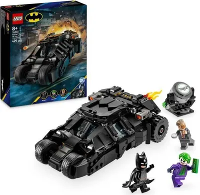 Produktbild von LEGO DC Batman Batmobile Tumbler gegen Double-Face und Joker, Bauset mit Bat-Signal, 8+ Jahre