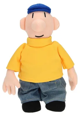 Produktbild von Bullseye Network Nachbar & Nachbar Plüschtier Gelb 25 cm.