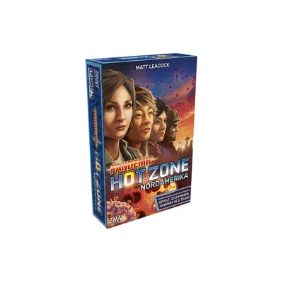 Produktbild von Asmodee Pandemic Hot Zone: Nordamerika, Brettspiel, Familie, 8 Jahr(e), Reiseedition, Familienspiel