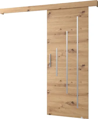 Produktbild von MEBLE KRYSPOL  Schiebetürsystem SALWADOR Y mit Schienenabdeckung, Einbautüren, 90x204cm, Artisan