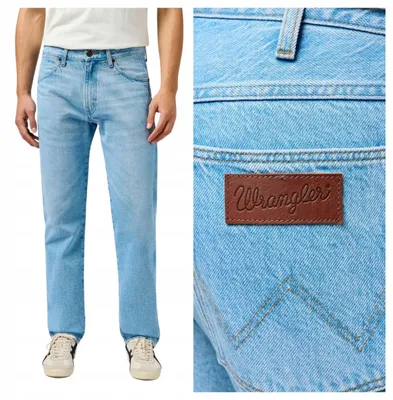 Obrázok produktu pre Wrangler | Frontier Frost – Klasické pánske džínsy, model W34, dĺžka nohavice L32