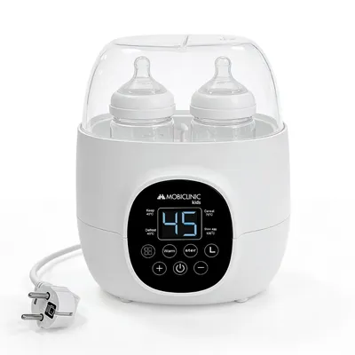 Produktbild von Flaschenwärmer und Sterilisator 6 in 1 doppelte Kapazität Auftaufunktion programmierbar Temperaturerhaltung schnelles Aufheizen LCD-Display