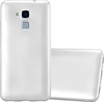 Produktbild von Cadorabo Schutzhülle für Honor 5C Hülle in Silber Handyhülle TPU Silikon Etui Cover Case