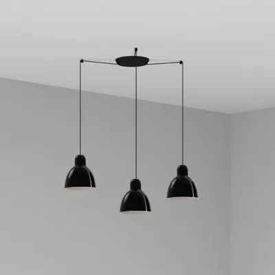 Produktbild von FARO VENICE Pendelleuchte, 3-flammig, schwarz