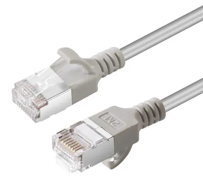 Immagine prodotto di Microconnect V-FTP6A10-SLIM Netzwerkkabel Grau 10 m Cat6a U/FTP (STP) (V-FTP6A10-SLIM)