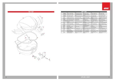 Image de Couvercle de coffre GiVi pour V40NT