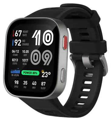 Produktbild von Amazfit Bip Max, 5,26 cm (2.07"), AMOLED, Touchscreen, 4 GB, GPS, 34,3 g