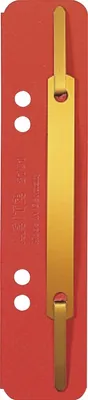 Produktbild von Leitz Einhängeheftstreifen 37010025 35x158mm Karton rot 250 St./Pack.