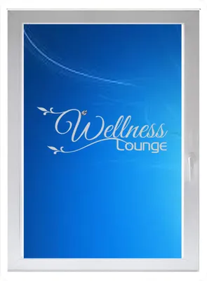 Produktbild von INDIGOS UG - Wellness Lounge - Farbe: silberfein satiniert - 116x42 cm - Sichtschutzfolie - Fensterfolie - Glasdekorfolie - für die Küche, Bad ans Fenster