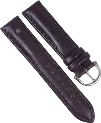 Produktbild von Maurice Lacroix Galant Uhrenarmband Kalbsleder matt dunkelbraun 20mm