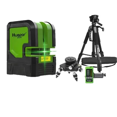 Obrázek produktu pro Laserový nivelační přístroj, zelený paprsek, samonivelační, sada 6