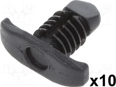 Obrázok produktu pre 1x Súprava tesniacich svoriek, 10 kusov, dĺžka: 10,7 mm, čierna, kód: 10460, príslušenstvo pre automobilový priemysel