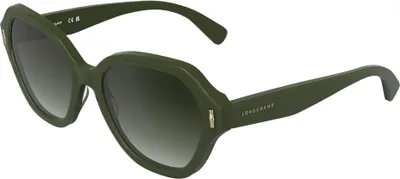 Produktbild von Longchamp LO801S Khaki 56/19/140 Damen Sonnenbrillen