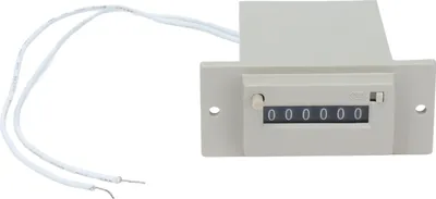 Obrázek produktu pro Elektromagnetický impulsní čítač 0-999999 6místný Průmyslový impulsní čítač pro stroje AC220V