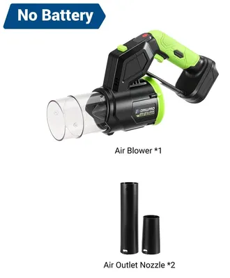Produktbild von Akku Laubbläser Garten - Garten Laubgebläse - 37000 U/min Bürstenloser Motor - 4 Stufen - 50 m/s Luftgeschwindigkeit - Für 18V Akku - Ohne Akku