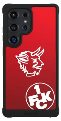 Produktbild von NIVOCASE Hülle für Samsung Galaxy S25 Ultra  Stoßfeste Handyhülle NIVOmax Case Schwarz 1. FC Kaiserslautern Offizielles Lizenzprodukt Teufel