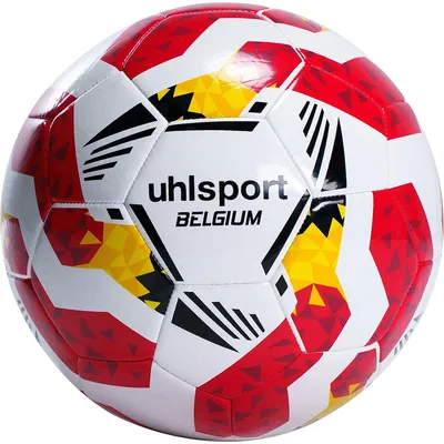 Produktbild von Uhlsport (Size 4) Fußball Belgien - Schwarz / Gelb / Rot | Größe: 4