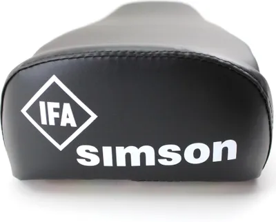 Immagine prodotto di Sedile liscio, nero con scritta Simson - Simson KR51 Schwalbe, SR4-3 Sparrowhawk, SR4-4 Hawk