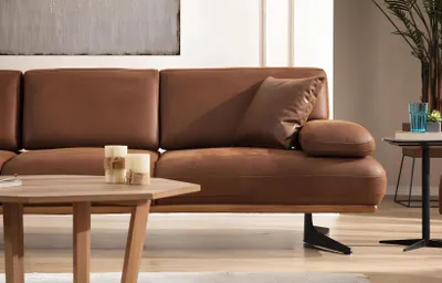 Produktbild von Viersitzer Sofa Couch Modern Design Stoff Luxus Wohnzimmer Polster Sofa
