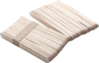 Produktbild von 50pcs Einwegzunge Depressor Wachsen Spatel Applikator Haarentfernung Sticks Stöcke