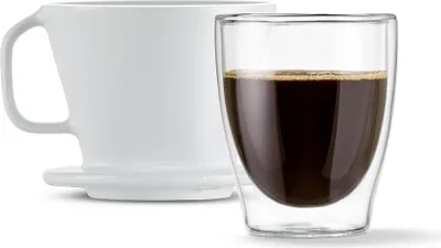 Produktbild von Tchibo Kaffeefilter, Filtergröße 101, Spülmaschinengeeignet, Keramik, Weiß