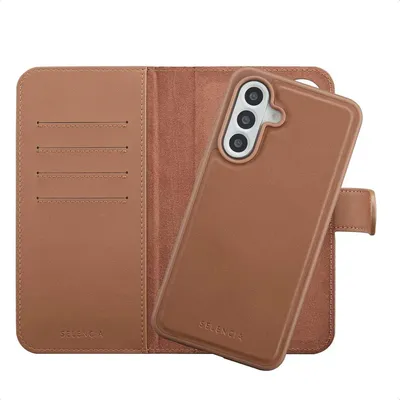 Productafbeelding van Selencia Olyn Uitneembare Bookcase met MagSafe voor de Samsung Galaxy A56 - Bruin