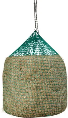 Produktbild von KERBL Heunetz für Rundballen zum Aufhängen Grün 125 x 160