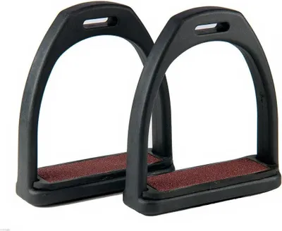 Produktbild von Horka Composite Steigbügel Schwarz 12 cm Schwarz 12 cm
