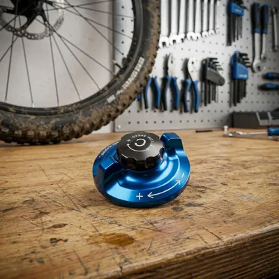 Image de SR Suntour FKE427-02 Kit de caches RC2 pour SF14 Auron TA-RC2, bleu