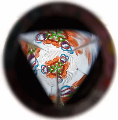 Produktbild von Goki Kaleidoskop Spielzeug - buntes optisches Spielzeug Flower Power