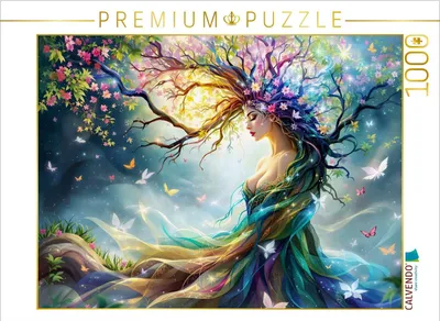 Produktbild von CALVENDO Puzzle Die Baummajestät | 1000 Teile Lege-Größe 64x48cm Foto-Puzzle für glückliche Stunden