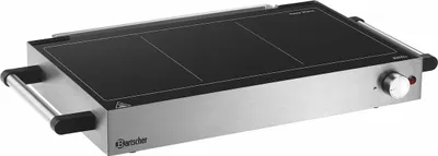 A product shot of a Bartscher Grillplatte GP2511GN on a white background.