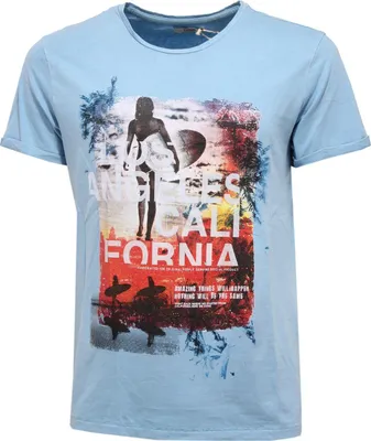 Produktbild von 9412K GAUDI' JEANS Baumwoll-T-Shirt mehrfarbig Mann