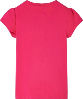 Produktbild von vidaXL Kinder-T-Shirt Knallrosa 116