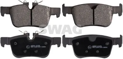Produktbild von SWAG 33 10 7600 Bremsbeläge Satz Hinten Bremsklötze für VOLVO XC60 II (246) V60 II (225, 227) V90 II Kombi (235, 236) S90 II (234) S60 III (224)